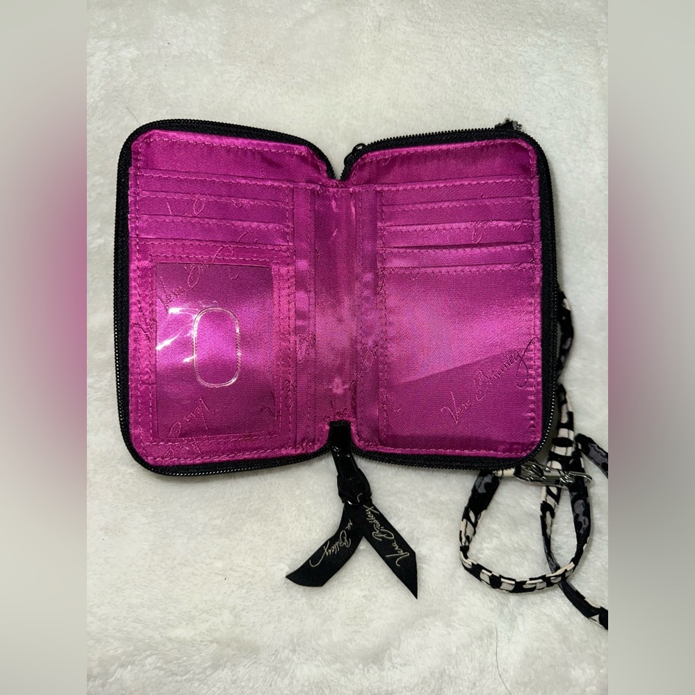 Vera Bradley All-in-One Crossbody Wallet in Canterberry Magenta - Picture 4 of 6